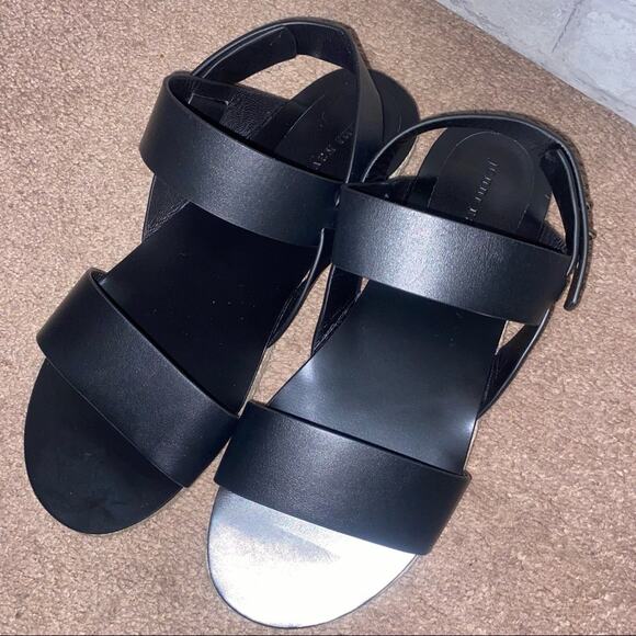 New Jenni kayne black leather sandals sz 11 - Picture 3 of 5